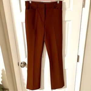 Express High Rise Columnist Bootcut Pant Cinnamon Brown Size 6
